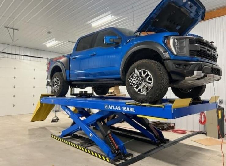 Truck On Hoist